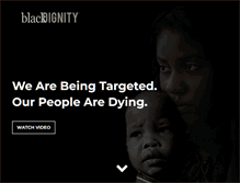 Tablet Screenshot of blackdignity.org
